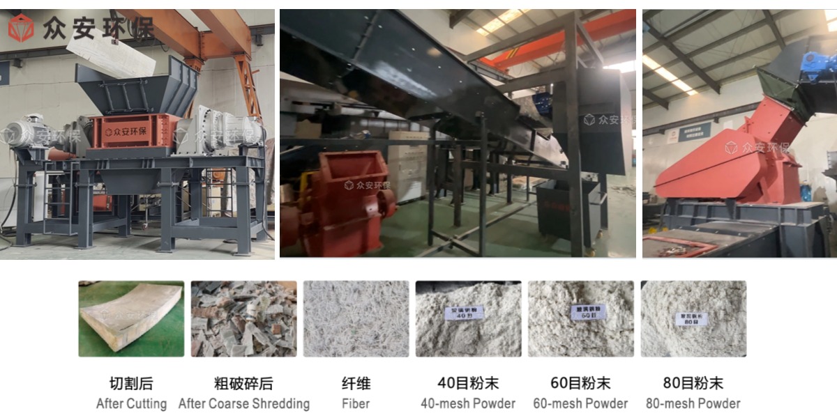 眾安環(huán)保廢棄風(fēng)電葉片處理生產(chǎn)線，為可持續(xù)未來按下“快進(jìn)鍵”